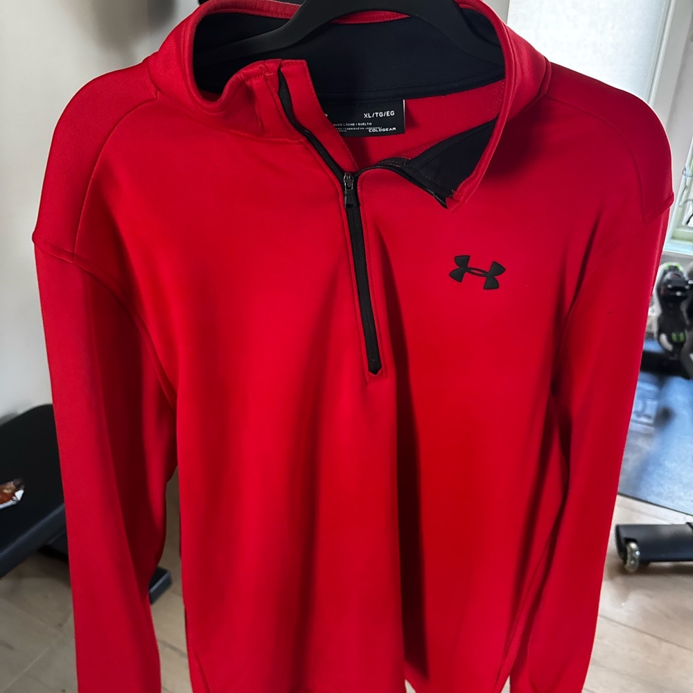 Under Armour Men's Bold Red Performance Pullover